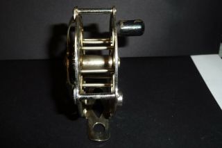 VINTAGE FLY FISHING REEL MARKED FEATHERLITE AND PATENTED JAN 14,  1896 2