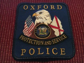 Police - Oxford (alabama) Shoulder Patch