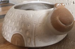 Vtg 1960s Ceramic David Stewart Turtle Planter Mid Century Modern Retro Pottery
