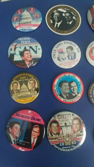 43 President Ronald Reagan 1985 Inauguration Buttons/pinbacks & Patch