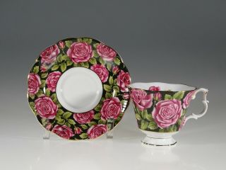 Royal Albert " June " Pink Roses Tea Cup And Saucer,  England