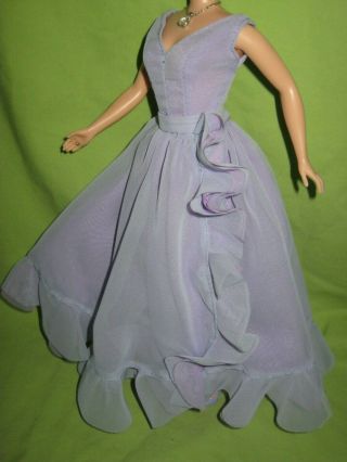 Barbie Elizabeth Taylor Outfit Vintage Style Purple Violet Dress Shoes Necklace