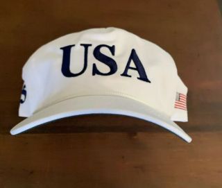 Donald Trump Official Usa 45th Presidential Hat White Maga Campaign 45