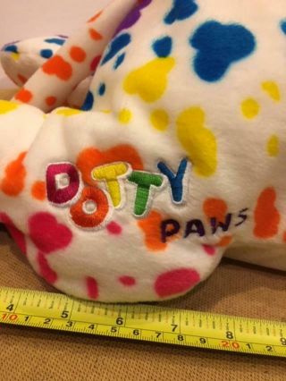 Lisa Frank Vintage Dotty Paws Dog Plush 24 