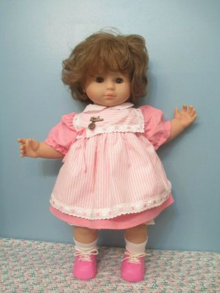 Gorgeous Lifesize Vintage Vinyl And Cloth Toddler Baby Doll By Zapf