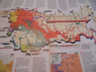 Vintage National Geographic Map The Soviet Union 1990 5