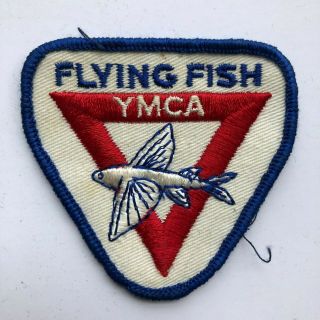 Vintage Ymca Flying Fish Club Patch 60s 70s