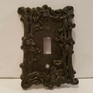 Vintage Ornate Metal Light Switch Covers 6