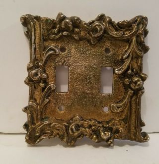 Vintage Ornate Metal Light Switch Covers 8
