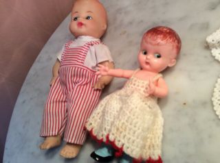 Vintage Knickerbocker Plastic Co.  Baby Doll,  One Other Baby