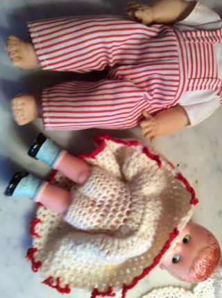 Vintage Knickerbocker Plastic Co.  Baby Doll,  One Other Baby 3