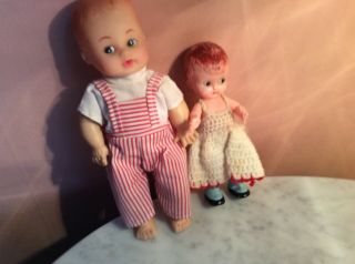 Vintage Knickerbocker Plastic Co.  Baby Doll,  One Other Baby 4