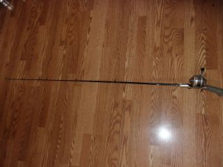 Zebco Classic 33 Spin Cast Reel & Zebco Mdl 1741 2 Pc Rod Combo Vintage