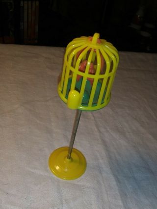 Vintage 1950s Dollhouse Commonwealth Plastic Birdcage Renwal Ideal