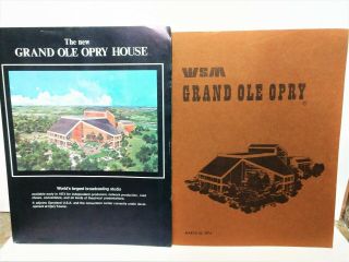 1974 " Dedication " Grand Ole Opry Historic President Nixon Program Opening Night
