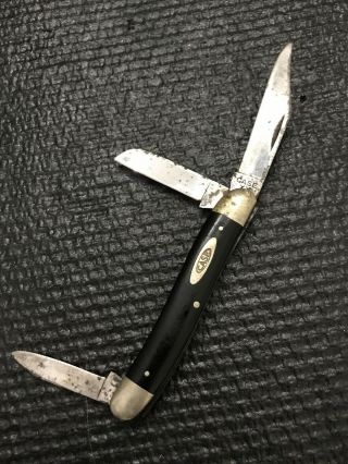 Ntsa Vintage Retired Case Xx 087he Pocket Knife 1945 - 1964 Serpentine Stockman