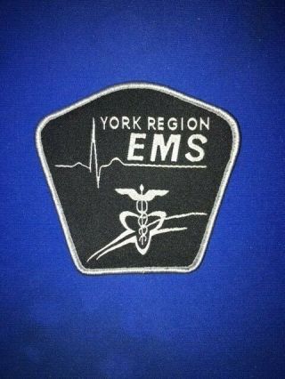 York Region Tactical Ems Ambulance Paramedic Patch,  Ontario Canada