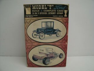 Vintage Amt 1925 Ford Model T Double Kit Build 2 Complete Cars Release