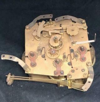 Antique Westminster Chime Mantel Clock Movement Spare Musical Clock Movement