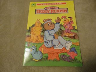 1986 Teddy Ruxpin Color Book