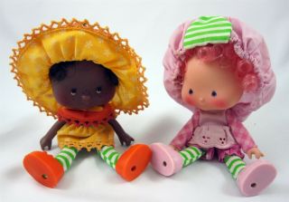 Orange Blossom & Raspberry Tart Dolls Strawberry Shortcake Friends Vintage 1979