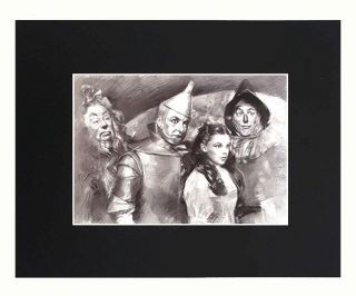 The Wizard Of Oz 8x10 Matted Art Print Printed Poster Decor Picture Gift Artwork