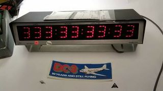 Nasa Launch Control Clock Digital & Dc3 Collectible Items