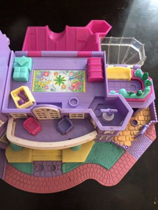 Vintage 1994 Polly Pocket Light - Up Magical Mansion,  House Only,  Bluebird Toys 5