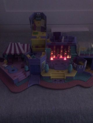 Vintage 1994 Polly Pocket Light - Up Magical Mansion,  House Only,  Bluebird Toys 6