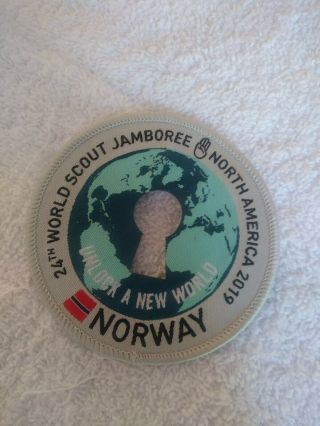 2019 World Scout Jamboree Norway Contingent Gray Border