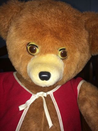 Vintage Teddy Bear Teddie Talkins Talking Toy Tape Cassette Player 2