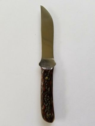 Remington Umc 1924 - 1933 Rh4 Outers Pattern Small Hunter Jigged Scale Knife