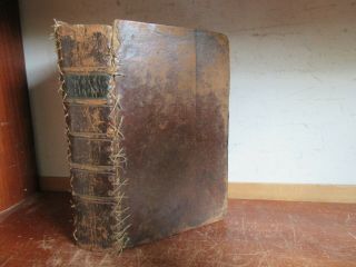Old An Universal Etymological English Dictionary Leather Book 1802 Antique Words