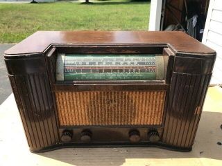 General Electric G - E X - 216a Tube Radio Vintage Shortwave Standard Wave Radio