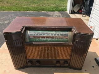 General Electric G - E X - 216A Tube Radio Vintage Shortwave Standard wave Radio 7