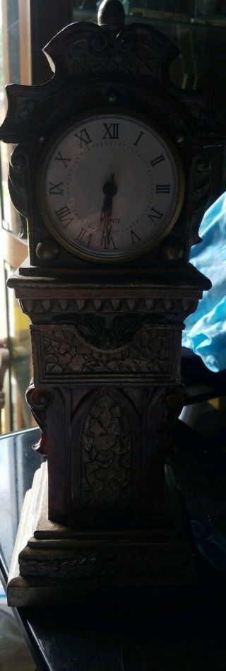 14 " Antique Finish Mantel Clock