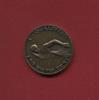 Given out at the BSA 1964 Jamboree AMF Medal Swimming 3