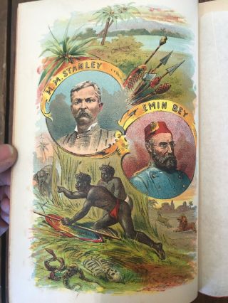 Henry Stanley’s Story Through The Wilds Of Africa Dark Continent Antique Book 5