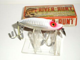 Vintage Heddon " River Runt Spook Floater 9400 Lure W/box