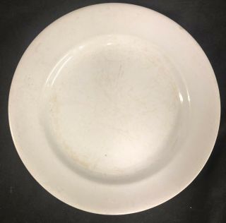 Antique Meakin Bros Ironstone China Plate White 9.  5 " Made In England - Signed