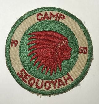 1950 Camp Sequoyah Pennsylvania Patch Cl2