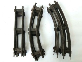 Vintage Marx Curved Train Track 11 Curved Sections Plus 6 Straight Antique Toys