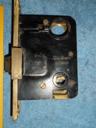 Von Duprin Forged Mortise Door Lock Lh Rb 2401 Old Vintage Industrial Lock
