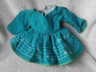 HTF GREEN Vintage Ideal MARY HARTLINE Doll Dress Fits P - 90 14 