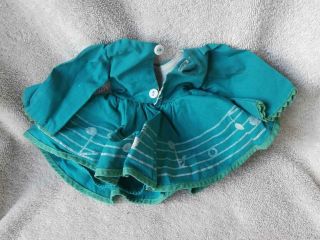 HTF GREEN Vintage Ideal MARY HARTLINE Doll Dress Fits P - 90 14 