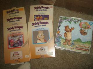 Vintage 1984/1985 Teddy Ruxpin Tapes And Books