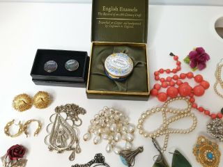 Antique or Vintage Mixed Costume Jewellery resale Bundle Car Boot NR 2