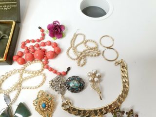 Antique or Vintage Mixed Costume Jewellery resale Bundle Car Boot NR 3