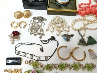 Antique or Vintage Mixed Costume Jewellery resale Bundle Car Boot NR 4
