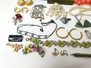 Antique or Vintage Mixed Costume Jewellery resale Bundle Car Boot NR 6